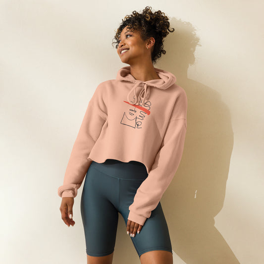 AltMuseCo peach crop hoodie